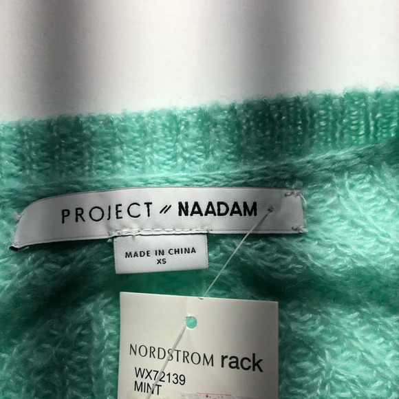 Project Naadam sweater mint green. Size S. Cozy - Picture 4 of 5